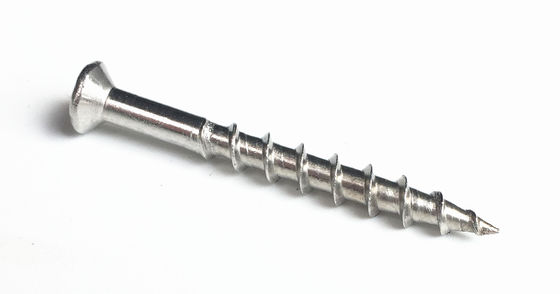 Brushed Recycled WPC Decking Accessories Plastic Clips Screw Waterproof