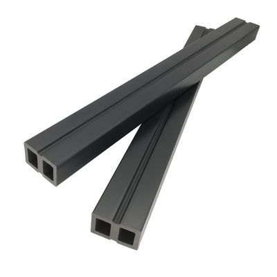 50x30mm WPC Decking Accessories Black Joists Recycled Plastic Commercial