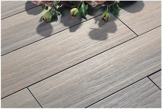 ODM 18mm Co Extrusion Composite Decking Flooring Boards Ancient Wood Color