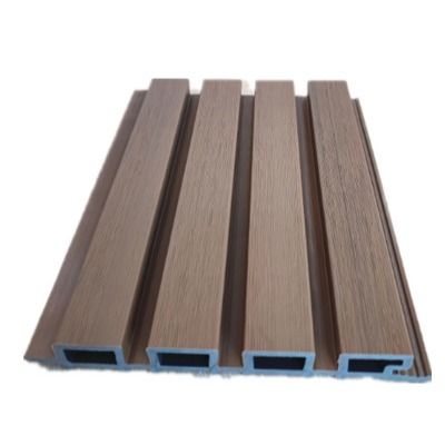 Decoration Indoor WPC Wall Panel Cladding Fluted 18mm Thickness