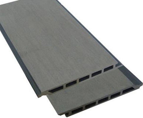 3D Texture WPC Slatted Cladding Wall Panel Board External Plastic Wood