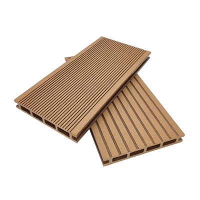 Anti Fade Anti UV Wood Plastic Composite WPC Decking