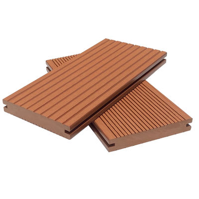 Wood HDPE Plastic Composite WPC Decking Outdoor Flooring ODM