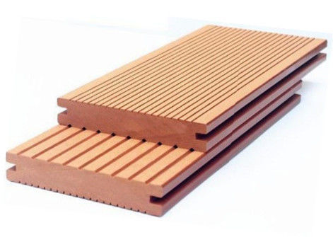 Teakwood Plastic Composite WPC Decking Panel Outdoor Floor Custom