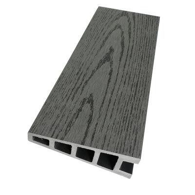 Engineered Wood Eco Slat WPC Cladding Wall Panel For Backyard Decoration