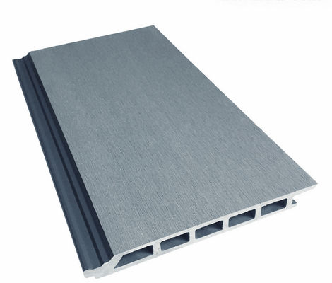 168mm Wood Plastic Composite WPC Wood Slat Panel Wall Slatted Cladding