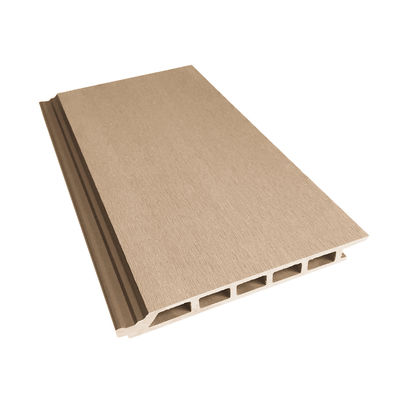Eco Waterproof Composite Wood Plastic WPC Slat Panel For Walls 17mm