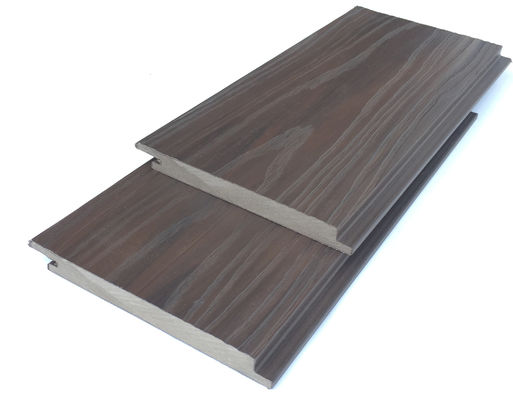 Co Extrusion Outdoor WPC Wall Panel Cladding Waterproof 13mm For Partition