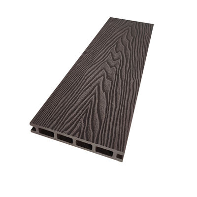Luxury Wood Grain Long-Lasting WPC Decking With 3D Embossed Finish