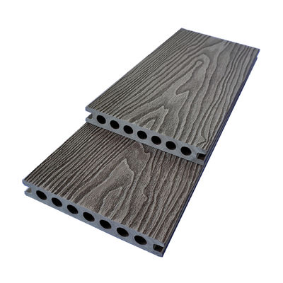 1x6 Patio Composite Decking WPC Wood Plastic Fire Retardant For Pontoon