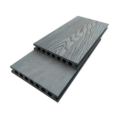 OEM WPC Patio Decking Boards Anthracite Composite Decking Floor Decoration