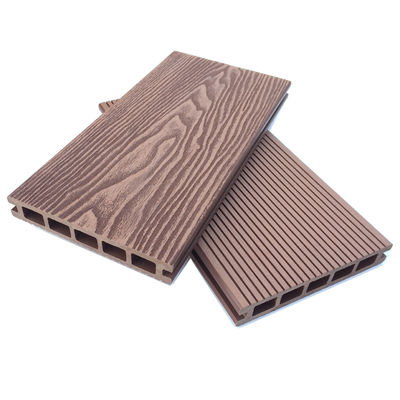 Innovative WPC Decking Boards 3D Embossed 150mm Customizable