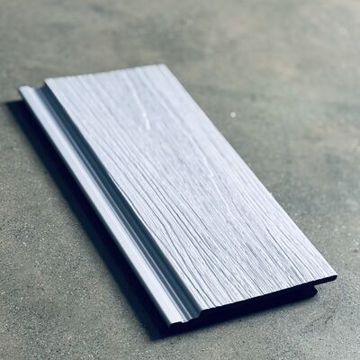 Blue-Silver Metallic WPC Panel: Fusion of Ocean Rhythm και Modern Technology