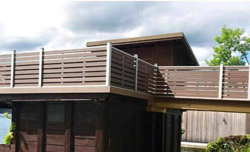 Πάνελ περίφραξης κρυφού συνδετήρα WPC για τα όρια του σύγχρονου σπιτιού