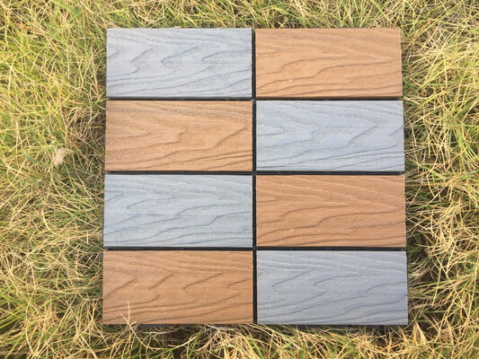 Χονδρικό DIY WPC Deck Tiles 30*30CM ανθεκτικό δάπεδο εξωτερικού χώρου για οικιακή χρήση