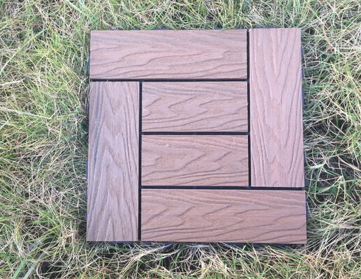 Χονδρικό DIY WPC Deck Tiles 30*30CM ανθεκτικό δάπεδο εξωτερικού χώρου για οικιακή χρήση