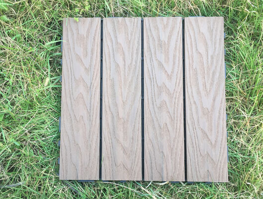 Χονδρικό DIY WPC Deck Tiles 30*30CM ανθεκτικό δάπεδο εξωτερικού χώρου για οικιακή χρήση