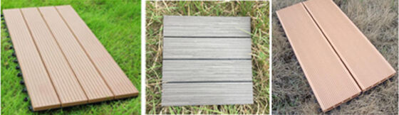 30x30CM Πλακάκια καταστρώματος WPC DIY Δάπεδα βεράντας για οικιακούς εξωτερικούς χώρους
