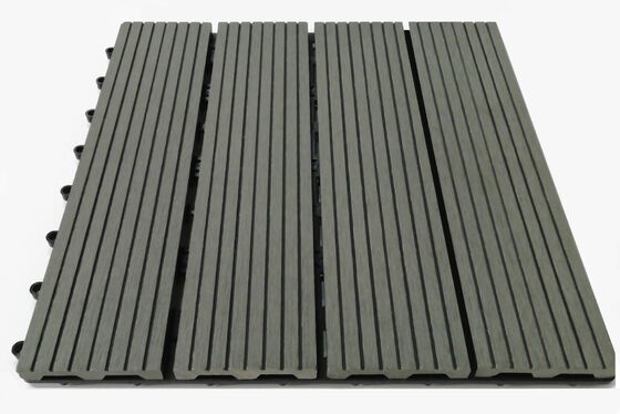 30x30CM Πλακάκια καταστρώματος WPC DIY Δάπεδα βεράντας για οικιακούς εξωτερικούς χώρους