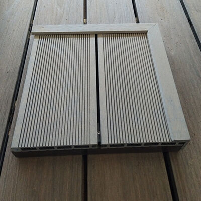 Modern High Quality WPC Composite Decking with Anti-Slip Brushed Surface for Outdoor Parks