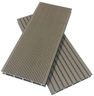 Modern High Quality WPC Composite Decking with Anti-Slip Brushed Surface for Outdoor Parks