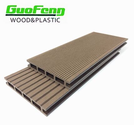 Modern High Quality WPC Composite Decking with Anti-Slip Brushed Surface for Outdoor Parks
