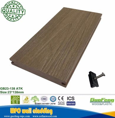 WPC Antiseptic Wood Texture WPC Co-extruded Engineered Floor/Decking with Certificate Ce