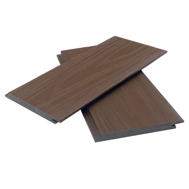 Robust Waterproof WPC Partition Panels Wall Cladding Brushed Sanded Surface