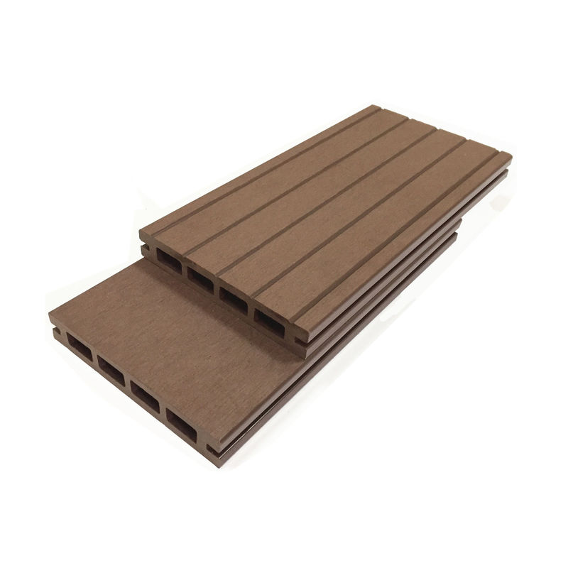 Rugged Wood-Plastic Composite Decking Planks for High-Traffic Areas