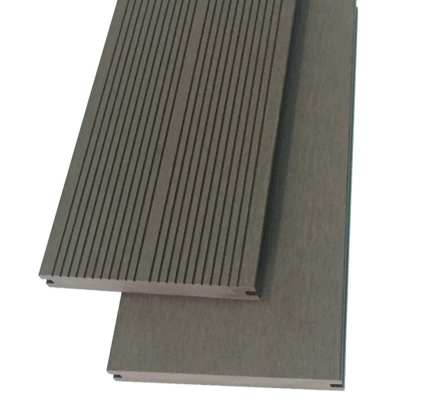 Contemporary Composite Porch Decking WPC Flooring Anthracite For Outdoor Balcony
