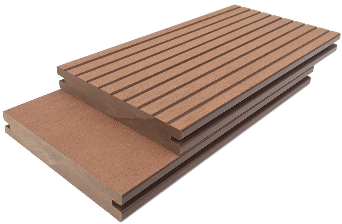 Engineered Premium Composite Decking WPC Tiles For Patio Porch 25mm