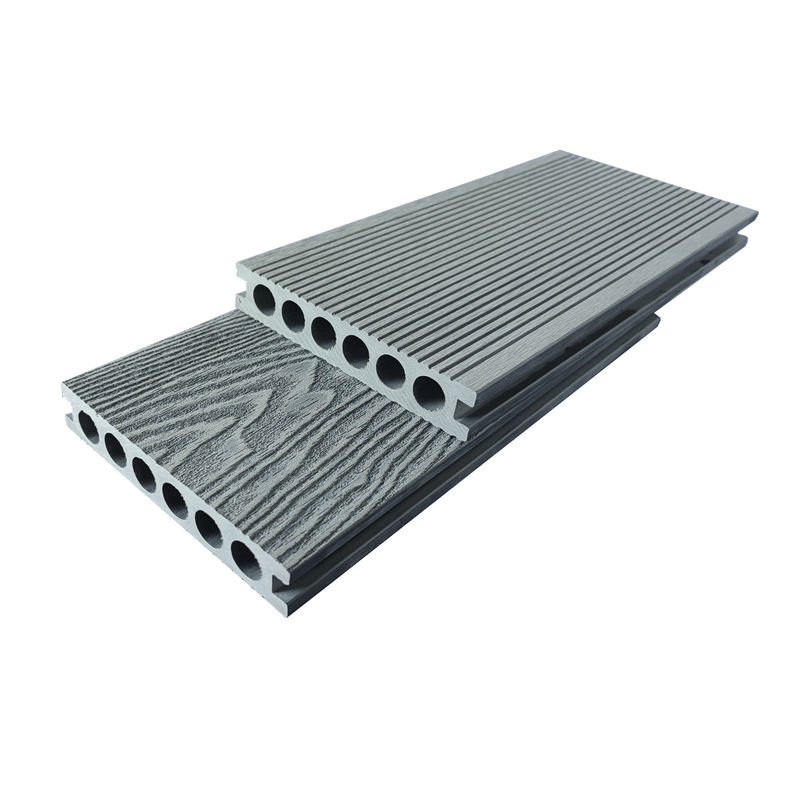 Engineered WPC Lightweight Composite Decking Board Wood Plastic 3D Embossed