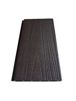 Wood Grain WPC Fence 160*20 Anti-UV Wood Plastic Composite Fence Board Κοίλο πάνελ φράχτη