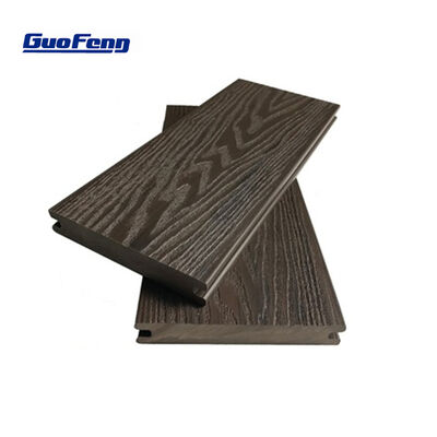 Εξωτερική Φτηνή Co Extrusion Plastic Wood Composite Decking Δάπεδο WPC